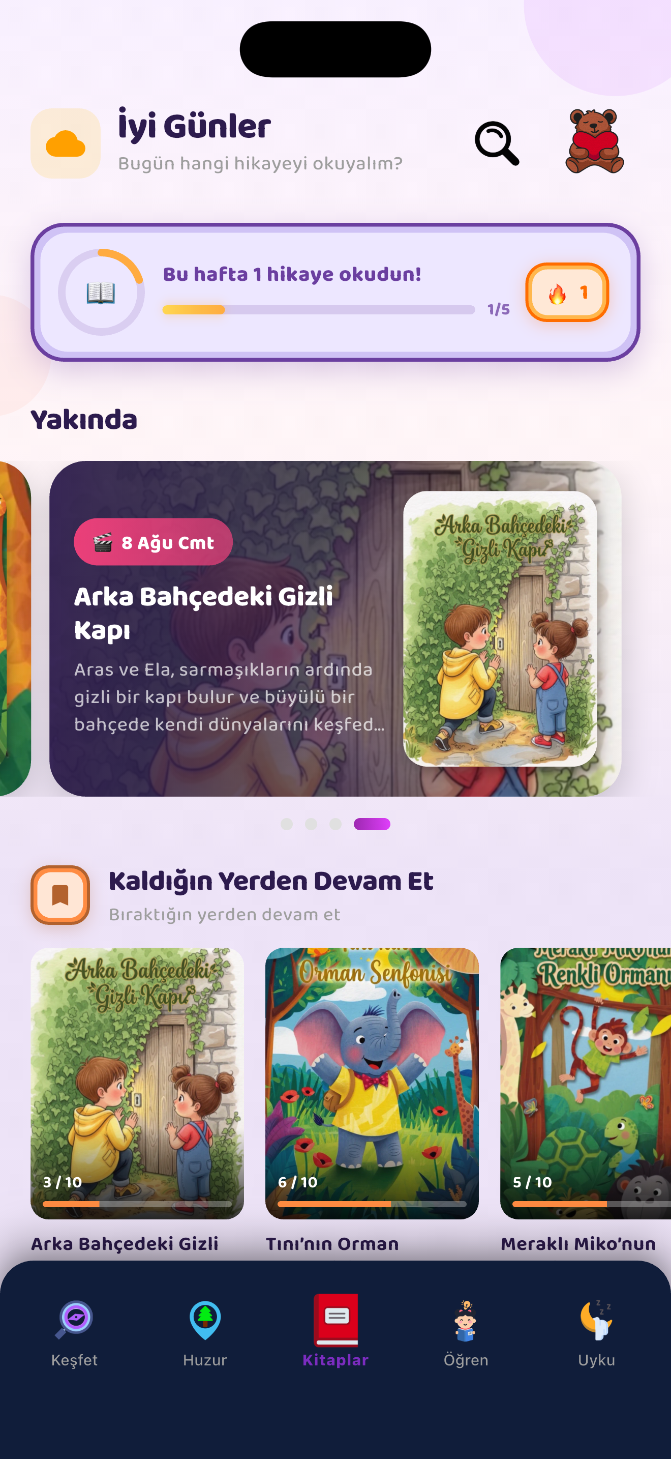 Lumi uygulama ekranı
